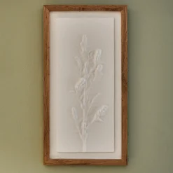 Sale Tableau embelli FLORA coloris blanc - Tableaux Et Affiches