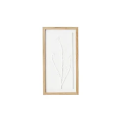 New Tableau embelli FLORA coloris blanc - Tableaux Et Affiches