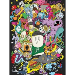 New Tableau en verre STREET ART 70 x 100 cm - Tableaux Et Affiches