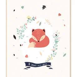 Outlet Tableau FOREST LAND coloris beige - Enfant Puériculture|Déco Murale Enfant