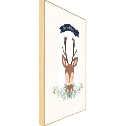 Sale Tableau FOREST LAND coloris brun - Enfant Puériculture|Déco Murale Enfant