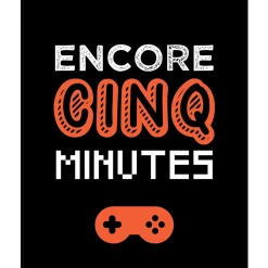 Outlet Tableau GAME 5 MINUTES coloris noir - Tableaux Et Affiches