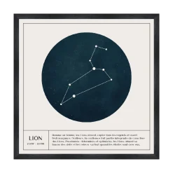 New Tableau LION coloris blanc - Tableaux Et Affiches