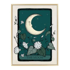 Outlet Tableau MOON coloris vert - Tableaux Et Affiches