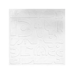 Outlet Tableau NAHIMA coloris blanc cassé - Tableaux Et Affiches
