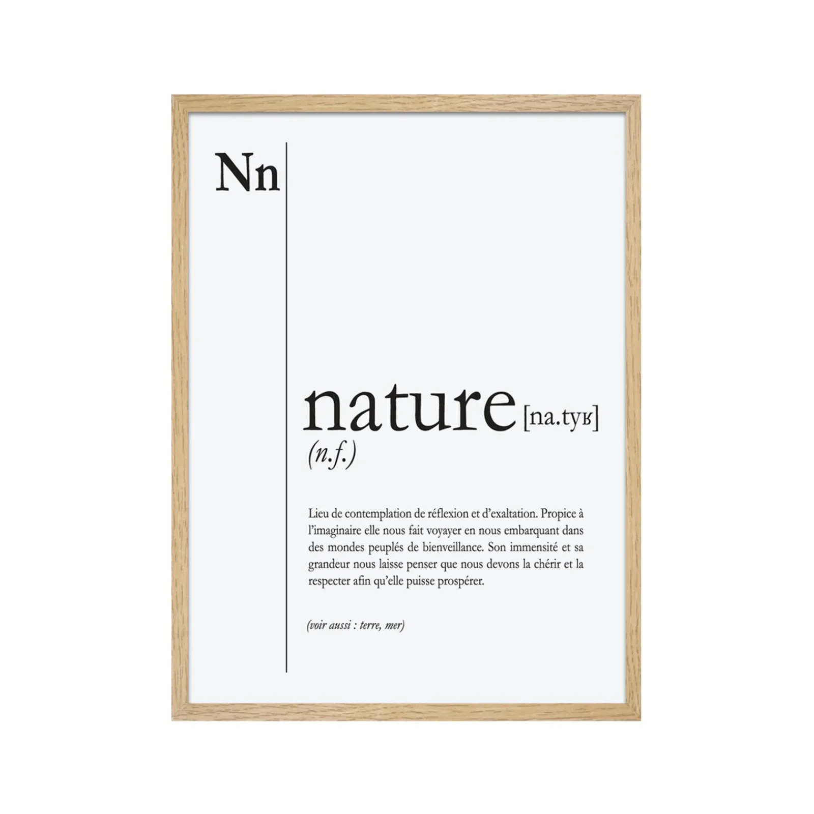 Discount Tableau NATURE coloris blanc - Tableaux Et Affiches