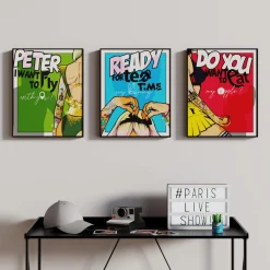 Discount Tableau PRINCESSES coloris rouge - Tableaux Et Affiches