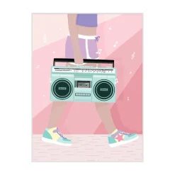 Online Tableau STEREO coloris multicolore - Tableaux Et Affiches