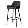 Clearance Tabouret de bar CASSIA coloris gris chiné - Chaises Et Tabourets