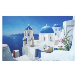 Sale Toile peinte SANTORINI 80 x 50 cm - Tableaux Et Affiches