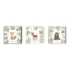 Sale Triptyque LES ANIMAUX SAUVAGES coloris multicolore - Enfant Déco Murale Enfant|Tableaux Et Affiches