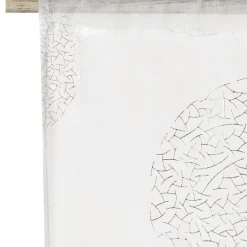 Clearance Vitrage ESSENTIEL coloris blanc 60 x 120 cm - Voilages, Vitrages, Stores Et Accessoires|Rideaux