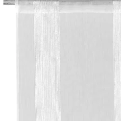 Fashion Vitrage PINGALA coloris blanc 45 x 160 cm - Voilages, Vitrages, Stores Et Accessoires|Rideaux