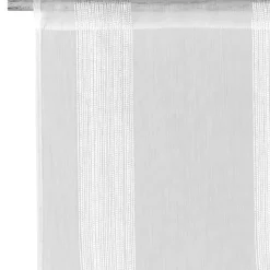 Fashion Vitrage PINGALA coloris blanc 45 x 160 cm - Voilages, Vitrages, Stores Et Accessoires|Rideaux