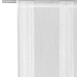 Sale Vitrage PINGALA coloris blanc 90 x 200 cm - Voilages, Vitrages, Stores Et Accessoires|Rideaux