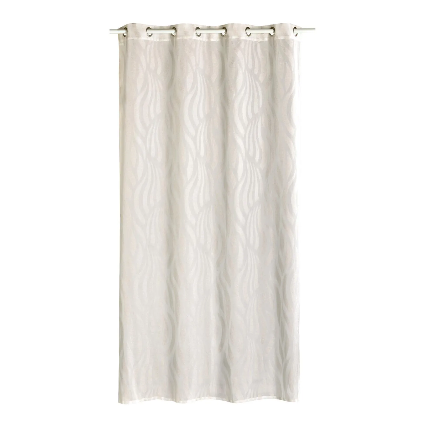 Sale Voilage AVEA coloris écru 140 x 240 cm - Voilages, Vitrages, Stores Et Accessoires|Rideaux