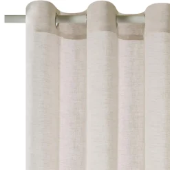 Fashion Voilage CASA coloris lin 140 x 240 cm - Voilages, Vitrages, Stores Et Accessoires|Rideaux