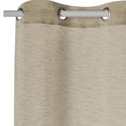 Online Voilage CASA coloris craie 140 x 240 cm - Voilages, Vitrages, Stores Et Accessoires|Rideaux