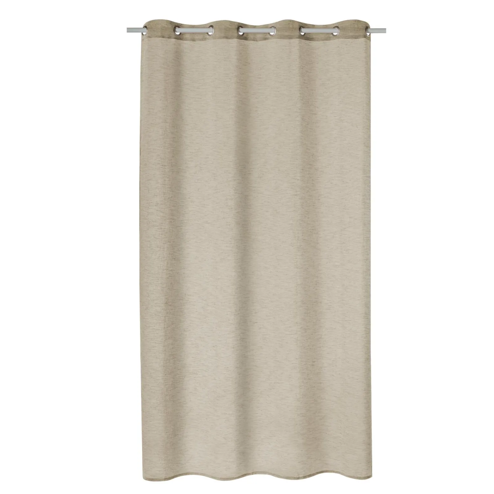 Online Voilage CASA coloris craie 140 x 240 cm - Voilages, Vitrages, Stores Et Accessoires|Rideaux