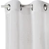 Hot Voilage ESSENTIEL coloris blanc 140 x 240 cm - Voilages, Vitrages, Stores Et Accessoires|Rideaux