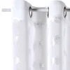 Hot Voilage FUEGO coloris blanc 140 x 240 cm - Voilages, Vitrages, Stores Et Accessoires|Rideaux