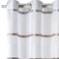 New Voilage GALEA coloris gris 140 x 240 cm - Voilages, Vitrages, Stores Et Accessoires|Rideaux