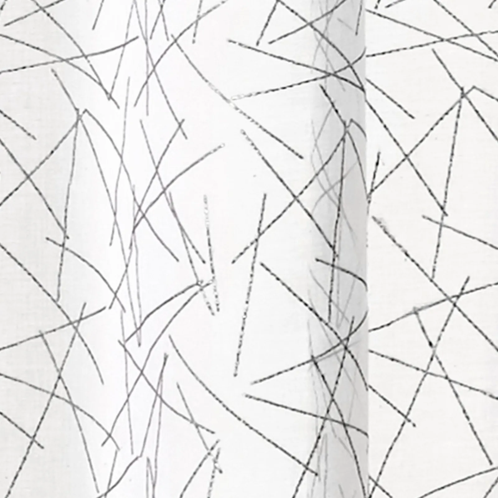 Fashion Voilage HALO coloris blanc 140 x 240 cm - Voilages, Vitrages, Stores Et Accessoires|Rideaux