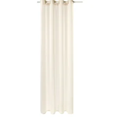 Online Voilage ISADORA coloris beige 140 x 240 cm - Voilages, Vitrages, Stores Et Accessoires|Rideaux