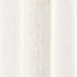 Outlet Voilage Lin FILAO coloris naturel 140 x 260 cm - Voilages, Vitrages, Stores Et Accessoires|Rideaux