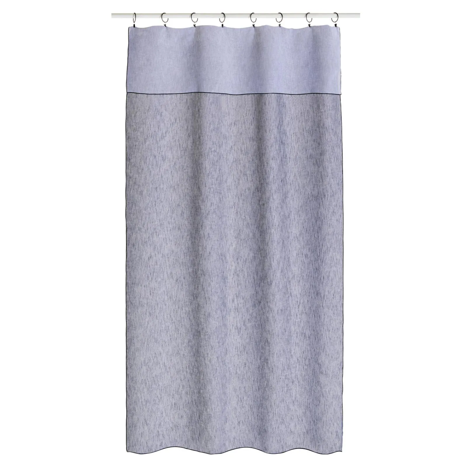 Sale Voilage LIPARI coloris indigo 140 x 290 cm - Voilages, Vitrages, Stores Et Accessoires|Rideaux