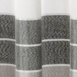 Online Voilage NEVA coloris gris 140 x 240 cm - Voilages, Vitrages, Stores Et Accessoires|Rideaux