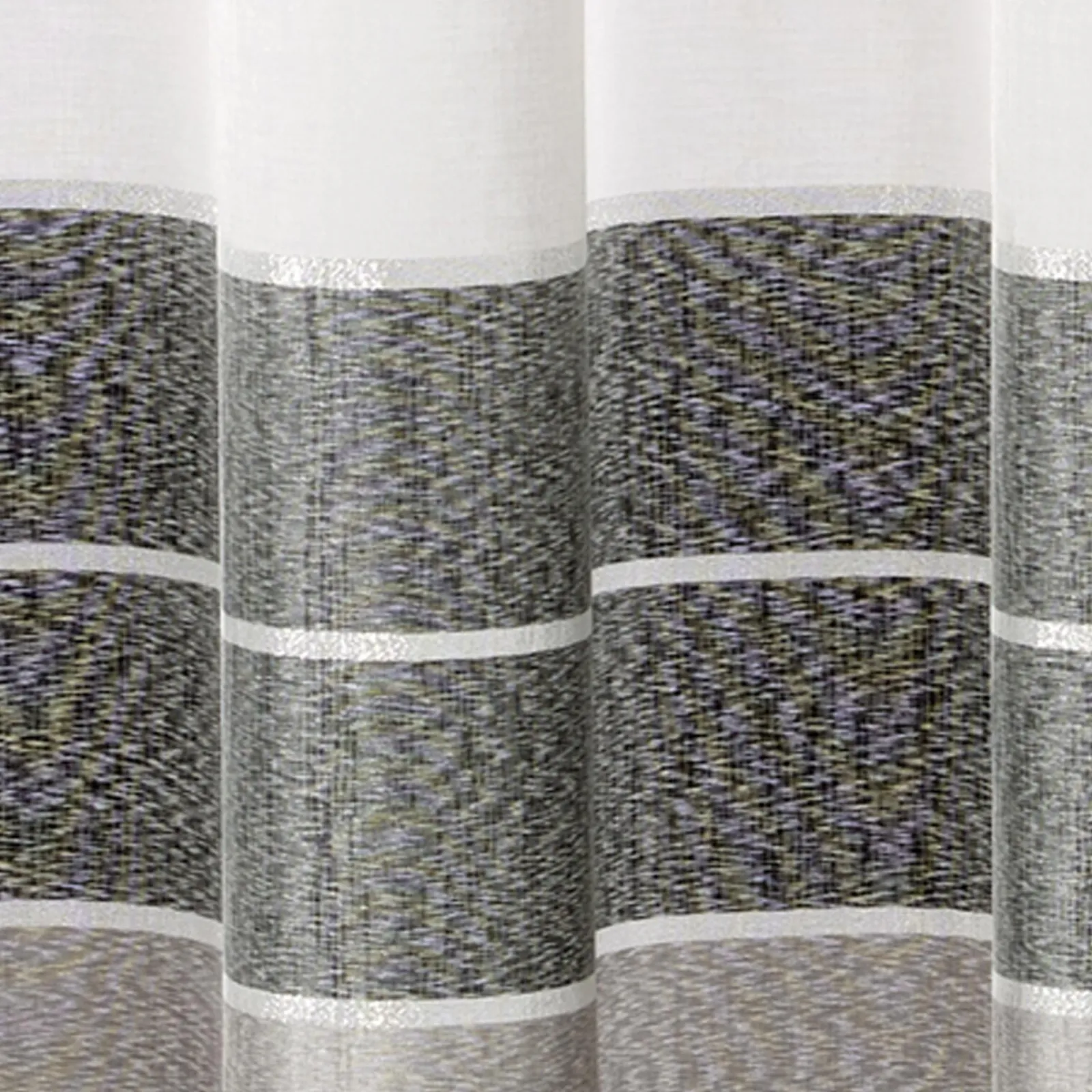 Online Voilage NEVA coloris gris 140 x 240 cm - Voilages, Vitrages, Stores Et Accessoires|Rideaux
