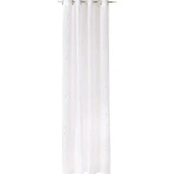 Online Voilage PLATINIUM coloris blanc 140 x 240 cm - Voilages, Vitrages, Stores Et Accessoires|Rideaux