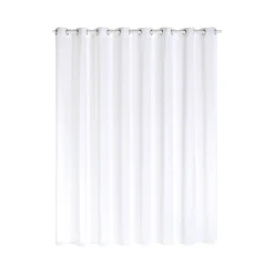 Sale Voilage PROCIDA coloris blanc 290 x 240 cm - Voilages, Vitrages, Stores Et Accessoires|Rideaux
