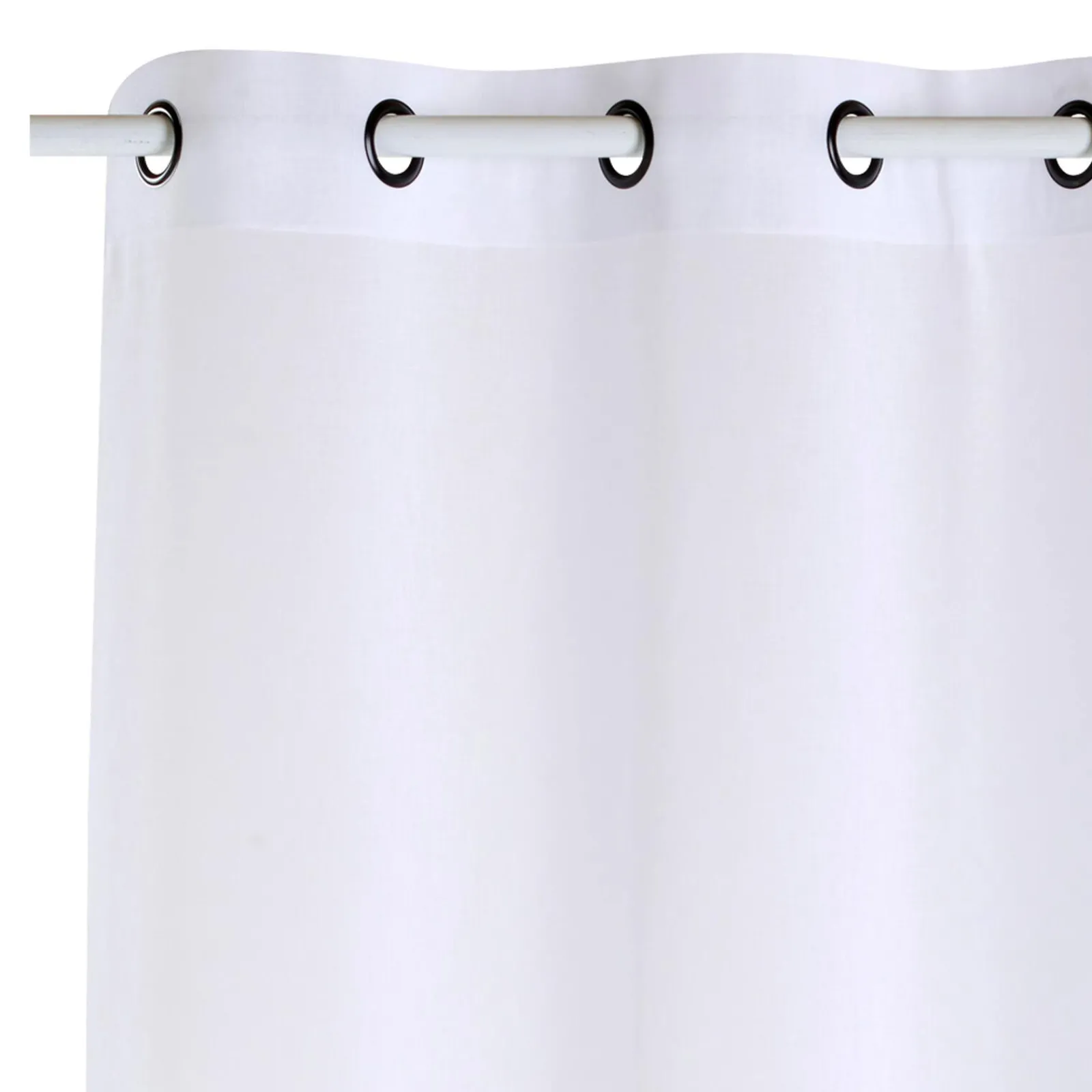 Fashion Voilage TITOU coloris gris 140 x 240 cm - Voilages, Vitrages, Stores Et Accessoires|Rideaux