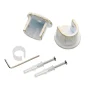 Fashion Naissance CERUSITE blanc / doré diamètre barre 1,9 cm - 4MURS Voilages, Vitrages, Stores Et Accessoires