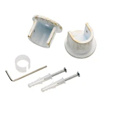 Fashion Naissance CERUSITE blanc / doré diamètre barre 1,9 cm - 4MURS Voilages, Vitrages, Stores Et Accessoires