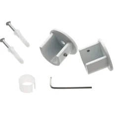 Discount Naissance HOWLITE coloris blanc diamètre barre 1,9 cm - 4MURS Voilages, Vitrages, Stores Et Accessoires