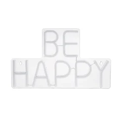 Clearance Néon BE HAPPY coloris rose - 4MURS Objets Muraux|Guirlandes Et Déco Lumineuse