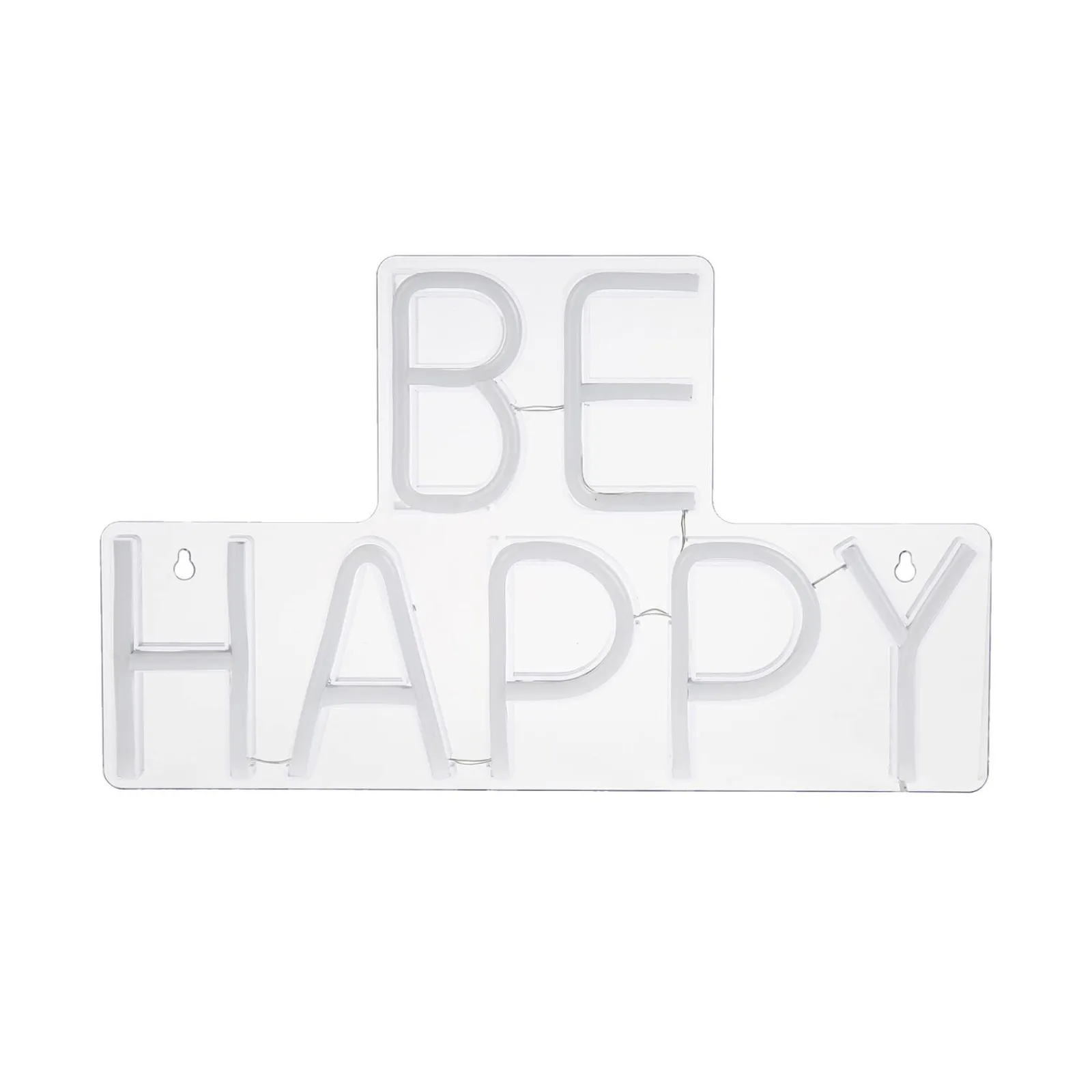 Clearance Néon BE HAPPY coloris rose - 4MURS Objets Muraux|Guirlandes Et Déco Lumineuse