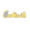 New Néon COCKTAILS coloris jaune - 4MURS Objets Muraux|Guirlandes Et Déco Lumineuse
