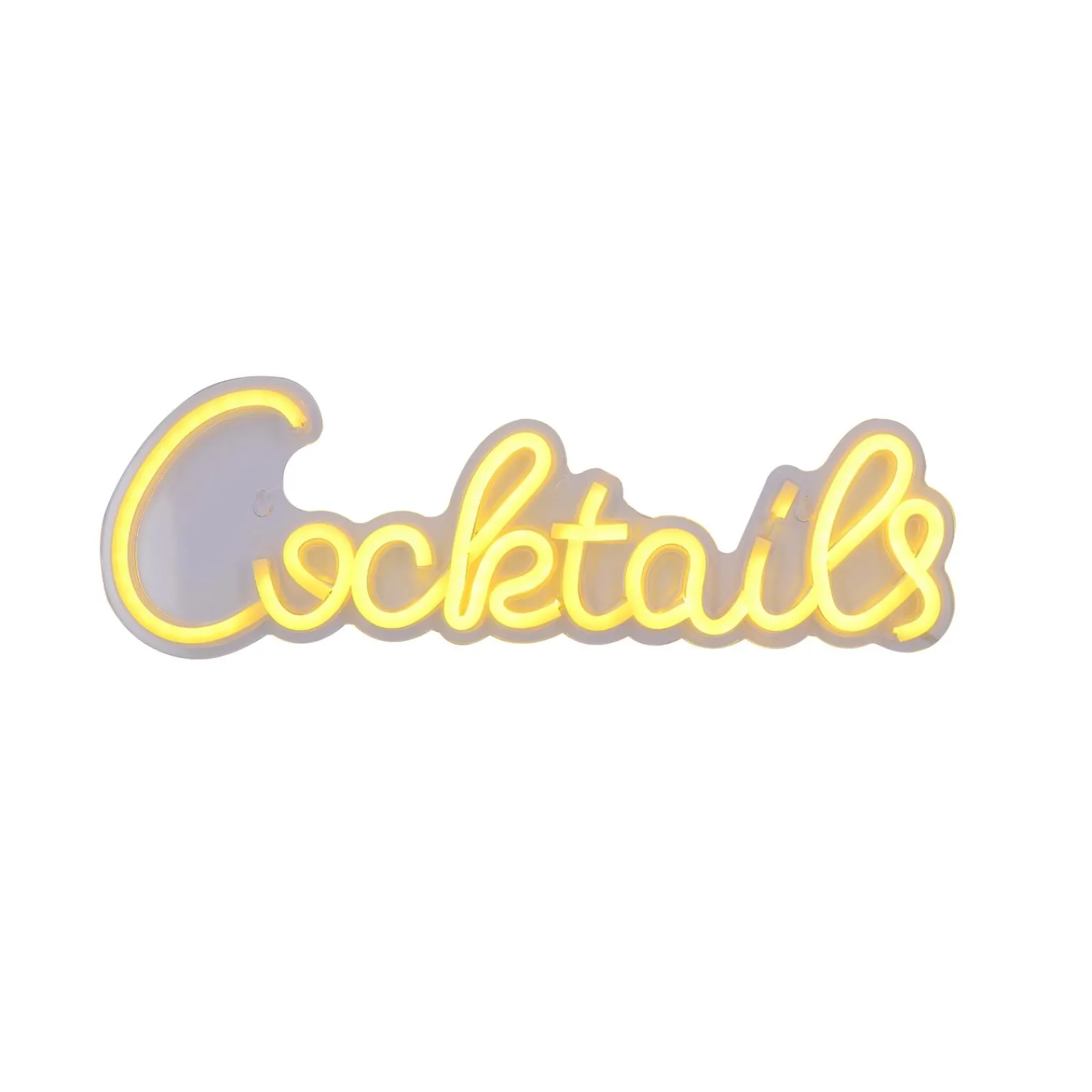 New Néon COCKTAILS coloris jaune - 4MURS Objets Muraux|Guirlandes Et Déco Lumineuse