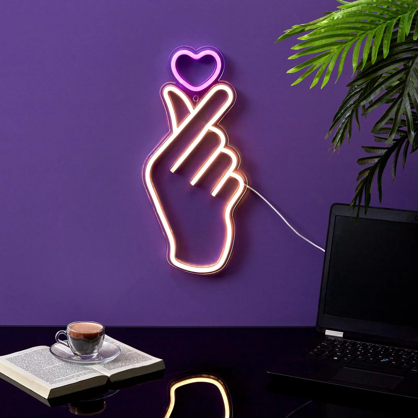 Discount Néon COEUR coloris rose - 4MURS Objets Muraux|Guirlandes Et Déco Lumineuse