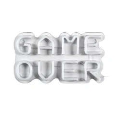 Discount Néon GAME OVER coloris multicolore - 4MURS Objets Muraux|Guirlandes Et Déco Lumineuse