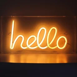 Hot Néon HELLO coloris blanc chaud - 4MURS Objets Muraux|Guirlandes Et Déco Lumineuse