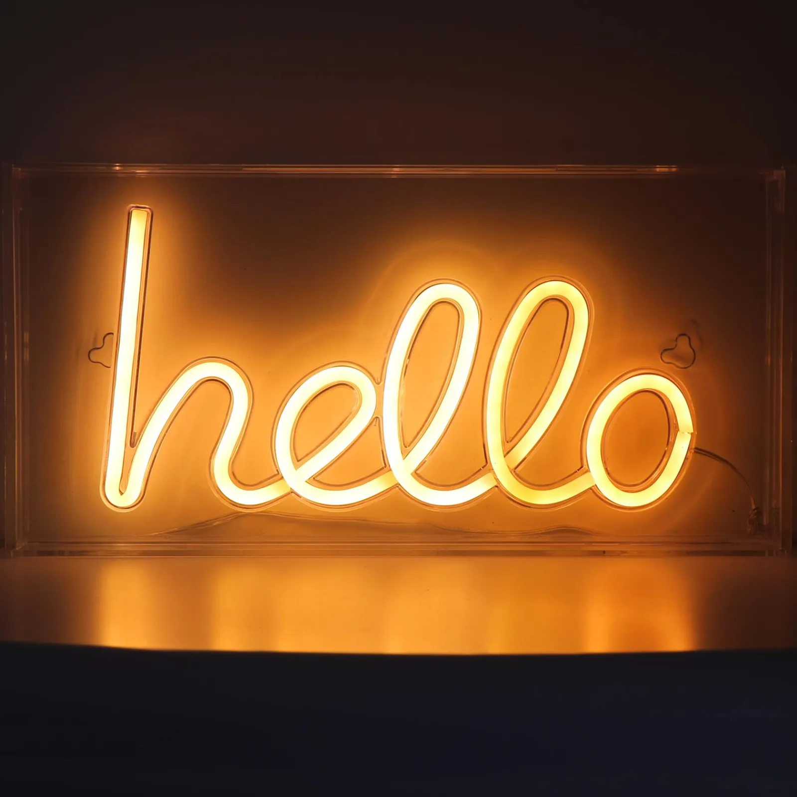 Hot Néon HELLO coloris blanc chaud - 4MURS Objets Muraux|Guirlandes Et Déco Lumineuse