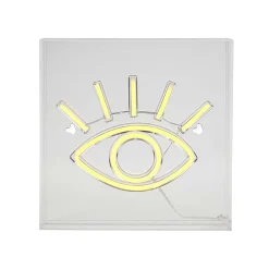 Discount Néon OEIL coloris jaune - 4MURS Objets Muraux|Guirlandes Et Déco Lumineuse