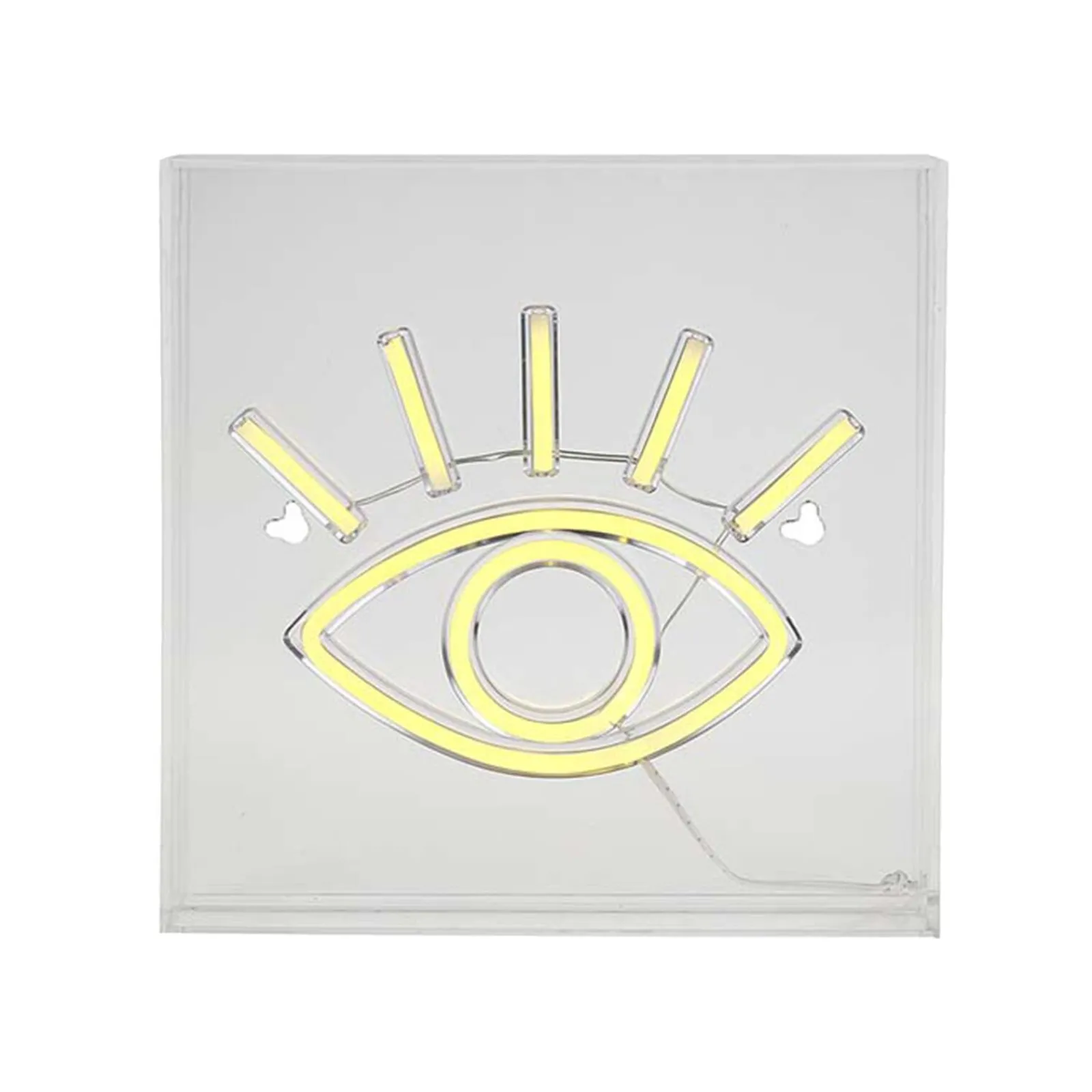 Discount Néon OEIL coloris jaune - 4MURS Objets Muraux|Guirlandes Et Déco Lumineuse
