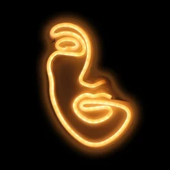 Clearance Néon VISAGE coloris blanc chaud - 4MURS Objets Muraux|Guirlandes Et Déco Lumineuse