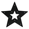 Clearance Objet lumineux STAR coloris noir 35 x 36,5 cm - 4MURS Guirlandes Et Déco Lumineuse